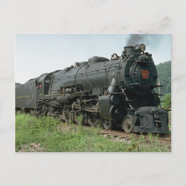 USA, Pennsylvania RR 4-6-2 K4s Vykort (Framsida)