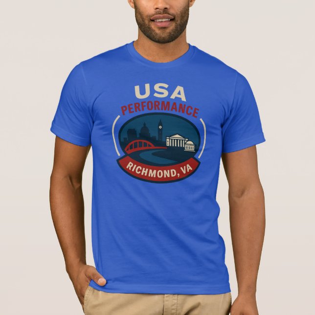 USA Performance Richmond T Shirt (Framsida)