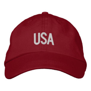 USA Personlig Justerbar Hatt Broderad Keps