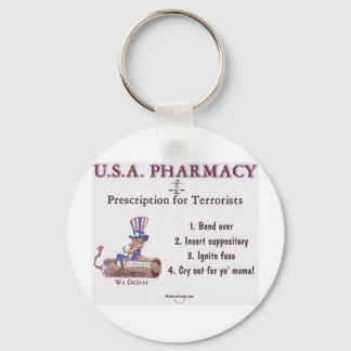 USA Pharmacy Nyckelring