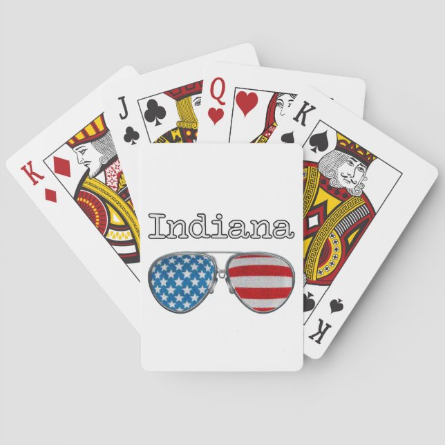 USA PILOT GLASSES INDIANA CASINOKORT (Baksidan)