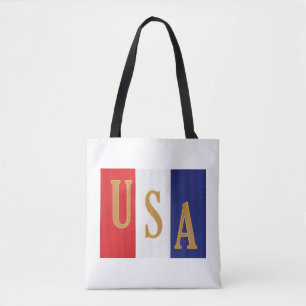 USA Pinstripe Dekor Tygkasse