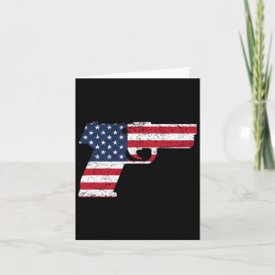 Usa Pistol Amerikansk pistolflagga 4 juli  Kort