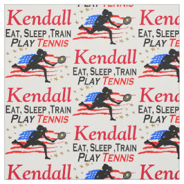 USA PLAY TENNIS PERSONLIG FABRIC TYG