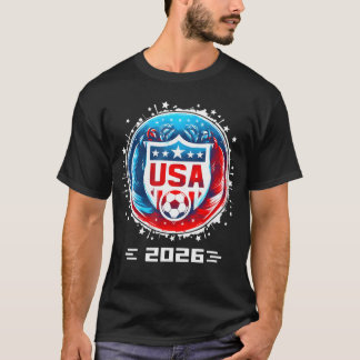 USA Player 2026eam Boys  Men Youtheen USA 2026 fri T Shirt