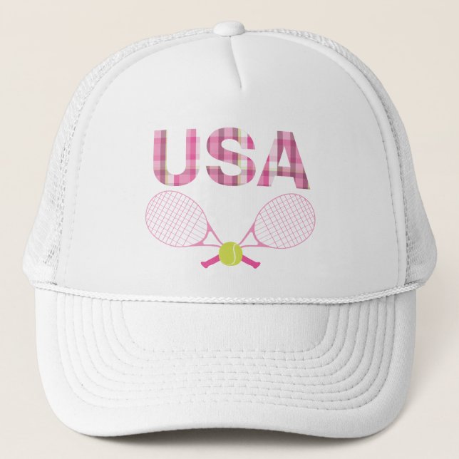 USA Preppy Tennis Keps (Framsida)