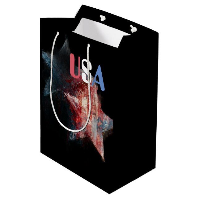 USA presentpåse (Baksidan Vinklad)