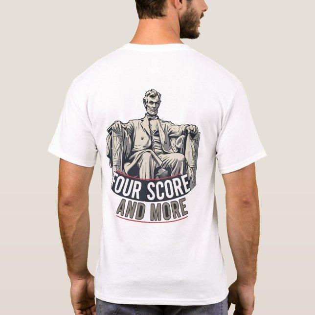 USA President T-Shirt – Patriotic American Politic (Baksida)