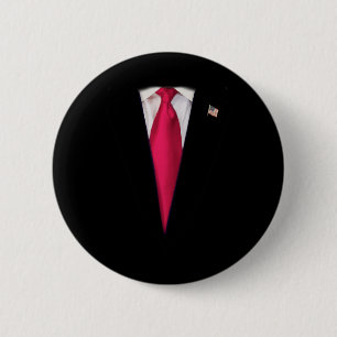 USA President Trump kostym Enkel Halloween kostym Knapp