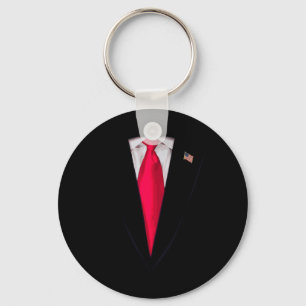 USA President Trump kostym Roligt Halloween kostym Nyckelring