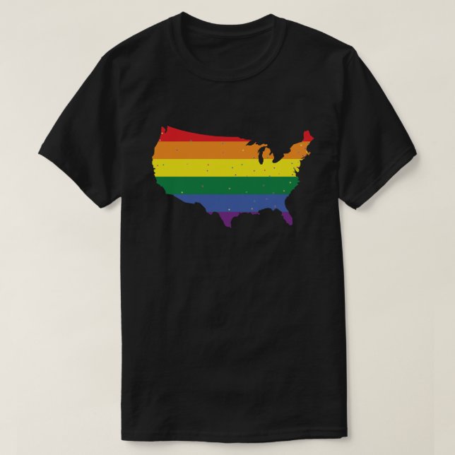 USA PRIDE FLAGGA T SHIRT (Design framsida)