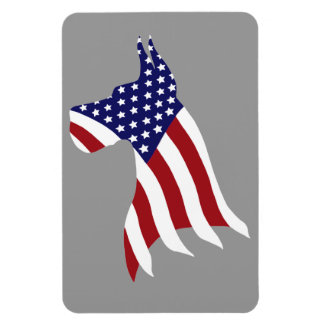 USA PRIDE GREAT DANE MAGNET