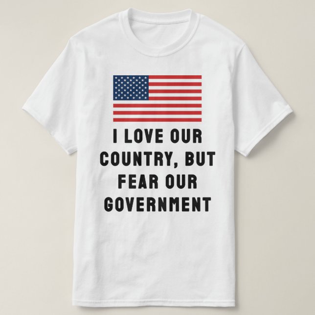 USA PROTEST NO KINGS T SHIRT (Design framsida)