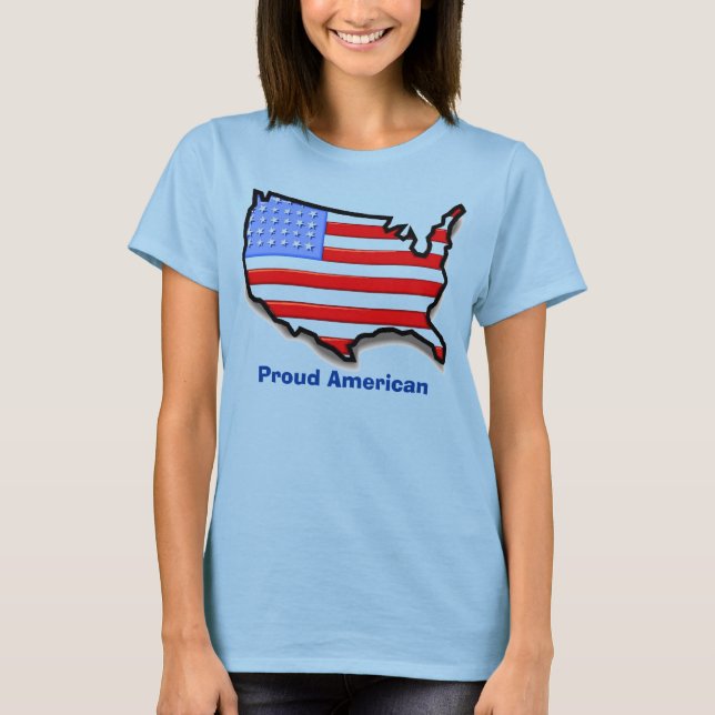 USA, Proud American T-shirt (Framsida)