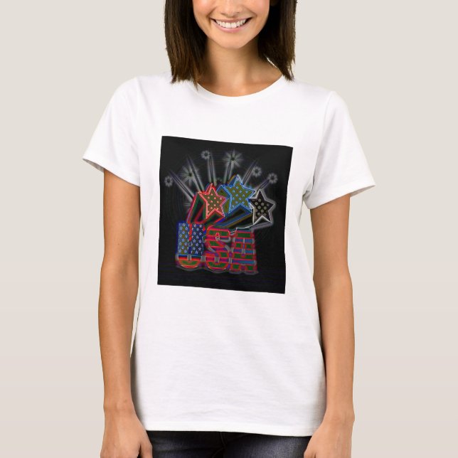 USA Proud T Shirt (Framsida)