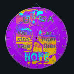 USA Psychedelic Hope: Neon Unity Art Piltavla<br><div class="desc">USA Psychedelic Hope: Neon Unity Art Ignite är en stark optimism och enighet med USA Psychedelic Hope: Neon Unity Art design, enbart på Achempong Zazzle-onlinen! Denna ultratunna konst tar det klassiska temat om amerikansk hopp och solidaritet och omtolkar dem med ett fet, högkontrast, neonestetiskt. Konstruktionen har en silhuett av figur,...</div>