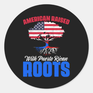 USA Puerto Rico Flagga Patriot Puerto Rican Runt Klistermärke