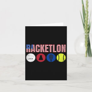 Usa Racketlon - Bord Tennis Badminton Squash Tenn Kort