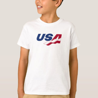 USA racquetballen lurar utslagsplatsskjortan T-shirt
