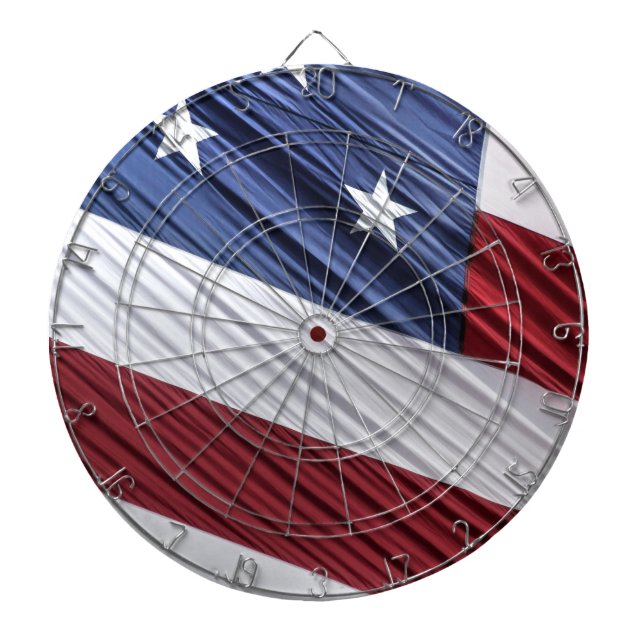 USA Red, White and Blue American Patriotic Flagga Darttavla (Framsidan)