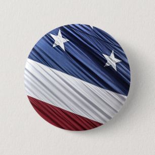 USA Red, White and Blue American Patriotic Flagga Knapp