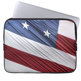 USA Red, White and Blue American Patriotic Flagga Laptop Fodral