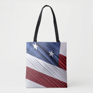 USA Red, White and Blue American Patriotic Flagga Tygkasse