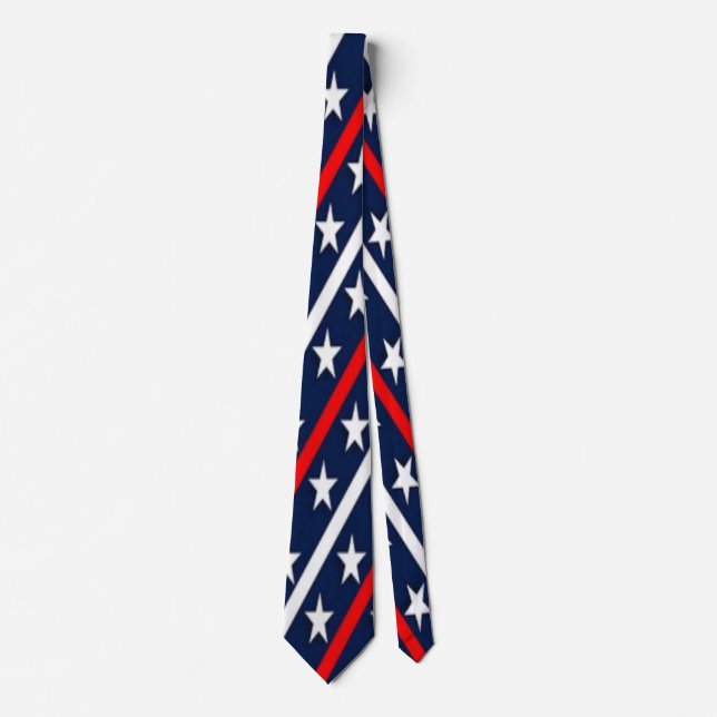 USA Red White & Blue Patriotic Trendig Modern Mana Slips (Framsida)