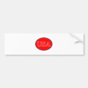 USA Red White och Blue 3 MUSEUM Zazzle-gåvor Bildekal