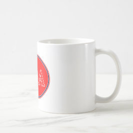 USA Red White och Blue 3 MUSEUM Zazzle-gåvor Kaffemugg