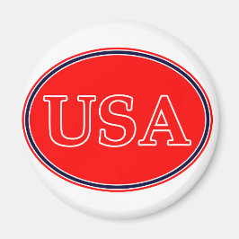 USA Red White och Blue 3 MUSEUM Zazzle-gåvor Magnet