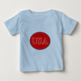 USA Red White och Blue 3 MUSEUM Zazzle-gåvor T-shirt