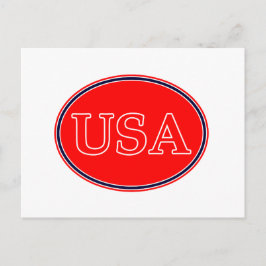 USA Red White och Blue 3 MUSEUM Zazzle-gåvor Vykort