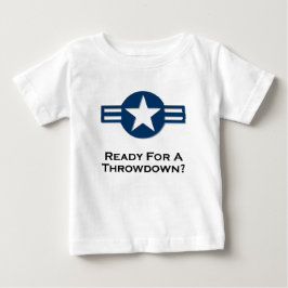 USA-Redo för A Throwdown blue Tee
