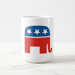 USA republikanskaa partitelefant Kaffemugg