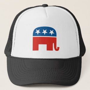 USA republikanskaa partitelefant Truckerkeps