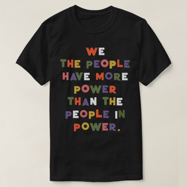 USA ResistProtest Spara Democracy 2025 T Shirt (Design framsida)