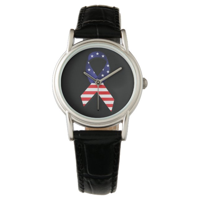 USA Ribbon Armbandsur (Framsida)