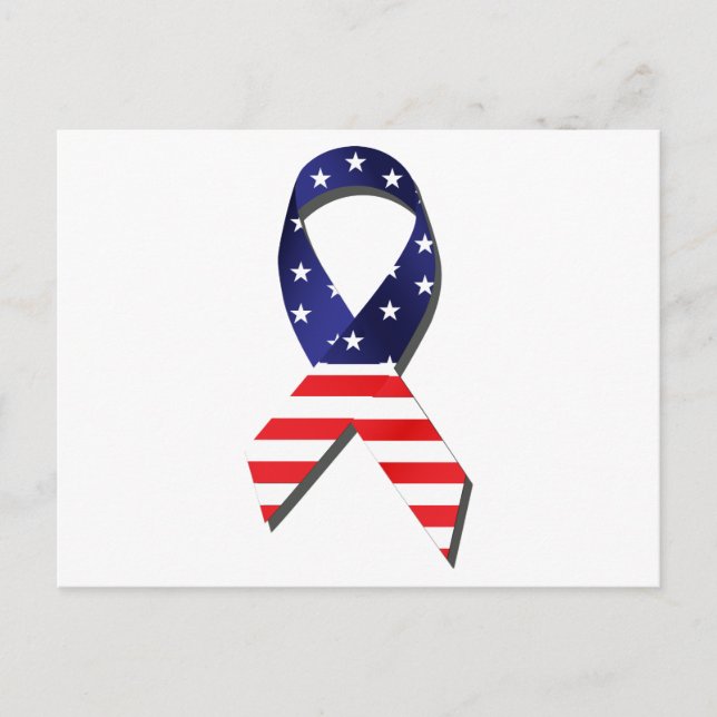 USA Ribbon Vykort (Framsida)