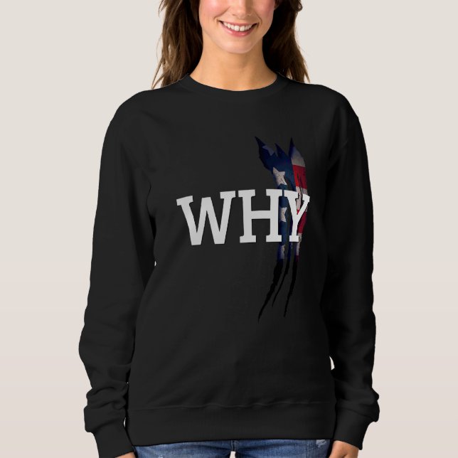 USA rispade mitt hjärta varför T Shirt (Framsida)