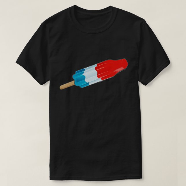 USA Rocket Popsicle T Shirt (Design framsida)