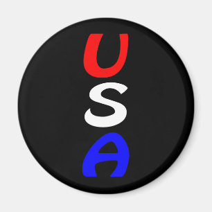 USA Röd, Vit & Blå Magnet