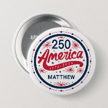 USA Röd Vit och Blå USA:s 250-årsjubileum