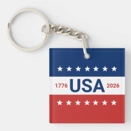 USA:s 250-årsjubileum 1776 2026 Röd Vit Blå