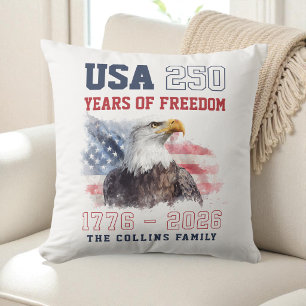 USA:s 250-årsjubileum 4:e juli-fest Kudde