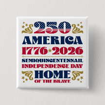 USA:s 250-årsjubileum, 4:e juli-knapp