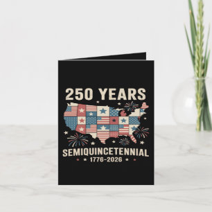 USA:s 250-årsjubileum för självständighet Helgkort