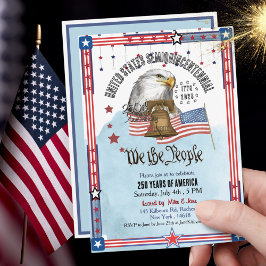 USA:s 250-årsjubileum Frihetsklockan Örn Inbjudan