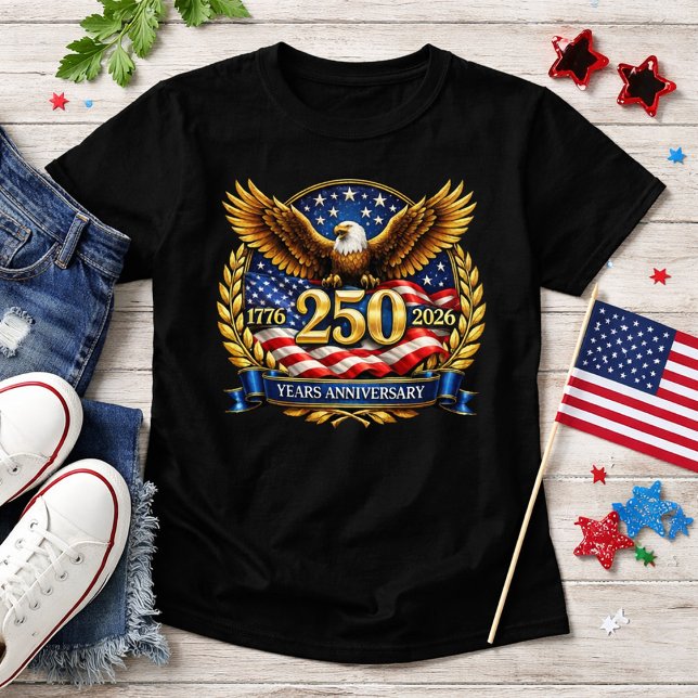 USA:s 250-årsjubileumsörnemblem T Shirt (Skapare uppladdad)