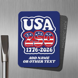 USA:s 250:e födelsedag - Groovy USA 250 Magnet